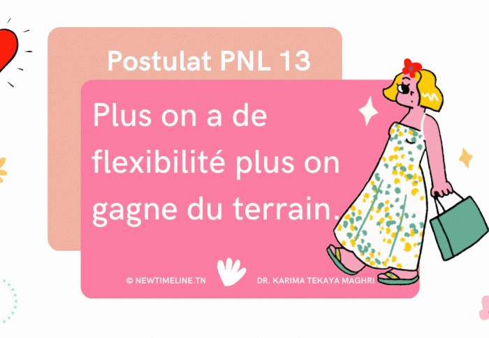 Postulat PNL 13: Plus on a de flexibilité plus on gagne du terrain.