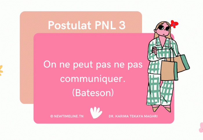 Postulat PNL 3: On ne peut pas ne pas communiquer (Bateson).