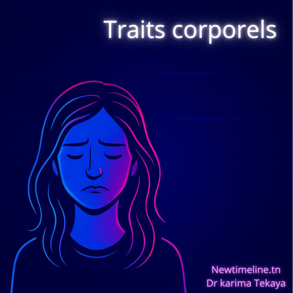 karima tekaya blessures émotionelles traits physiques